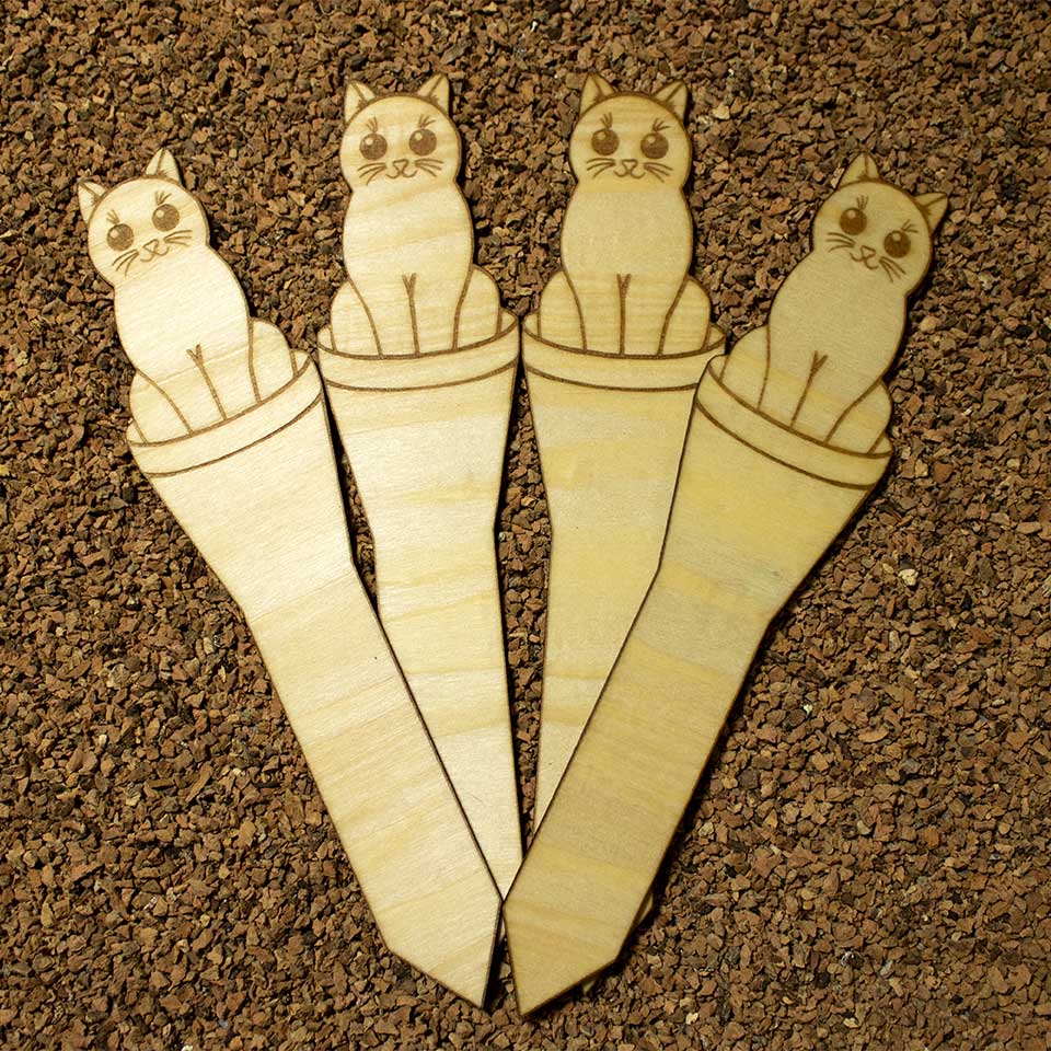 Cat plant - Plant marker