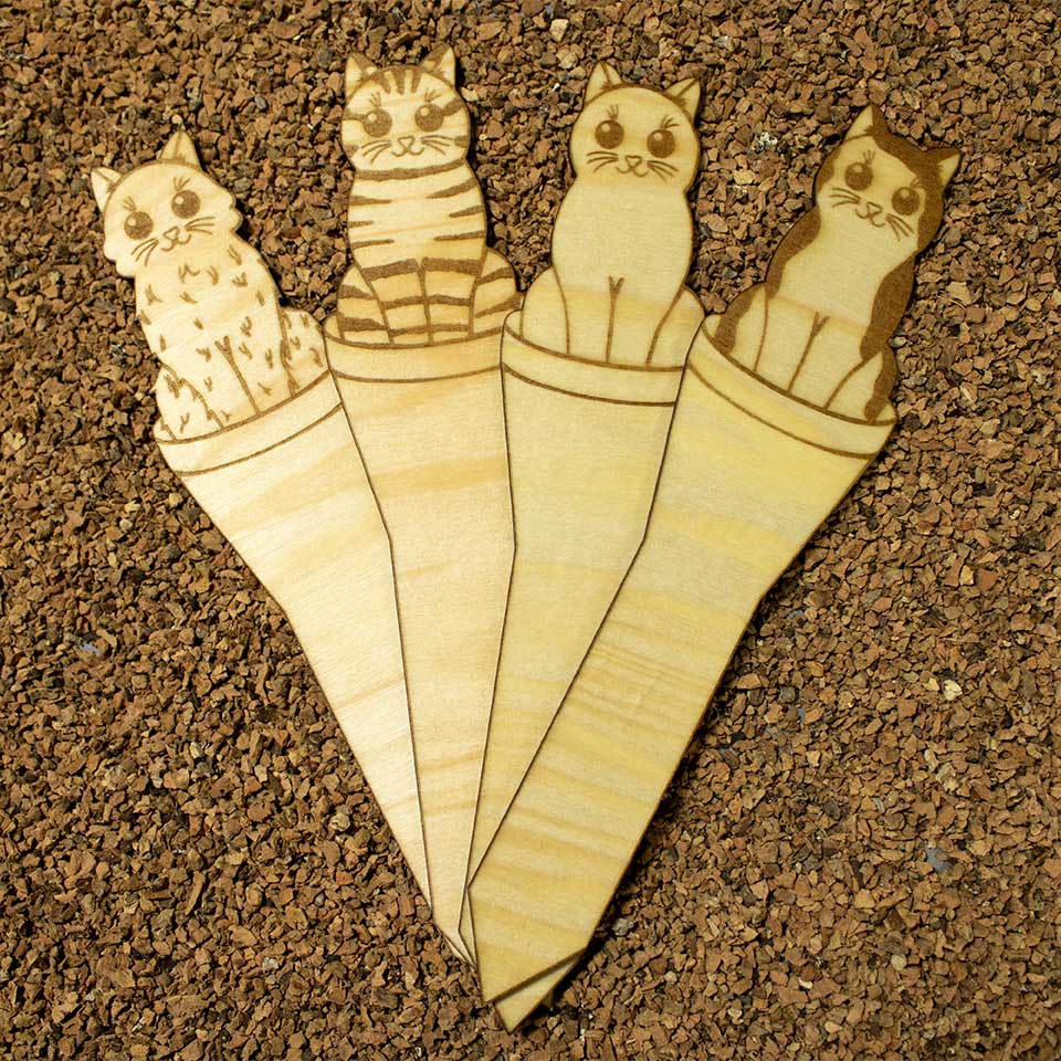 Cat plant mix - Plant marker