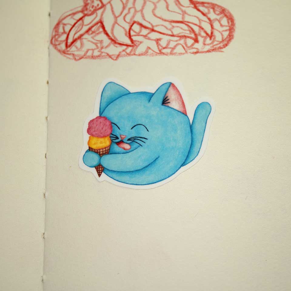 icy delight - Sticker