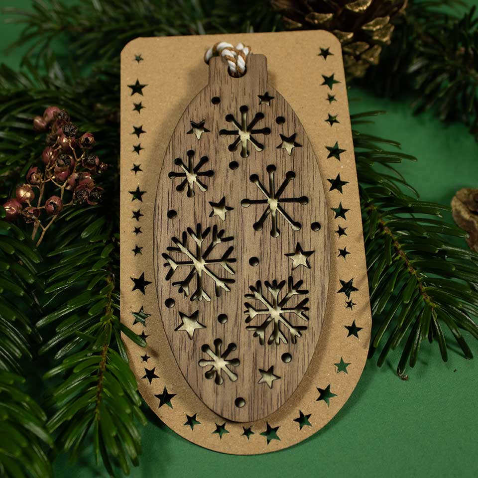 Snowy night - Ornament