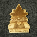 Young cat witch Rue - Magnet